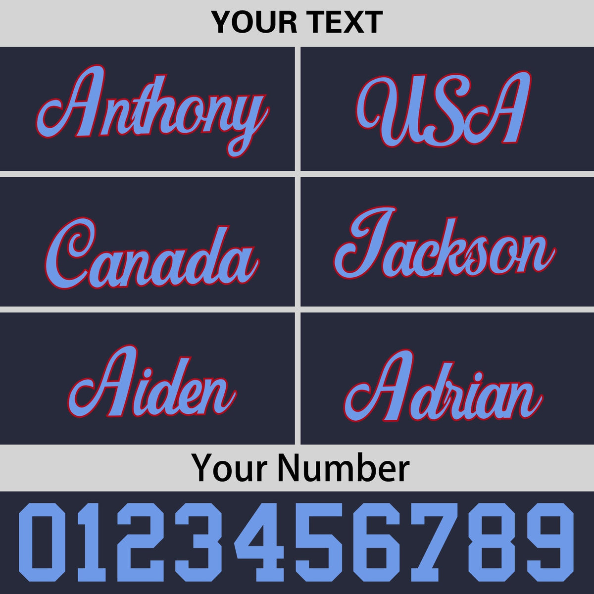 Custom Navy Red 3D Puff Embroidery Flat Embroidery Casual Sport Baseball Cap