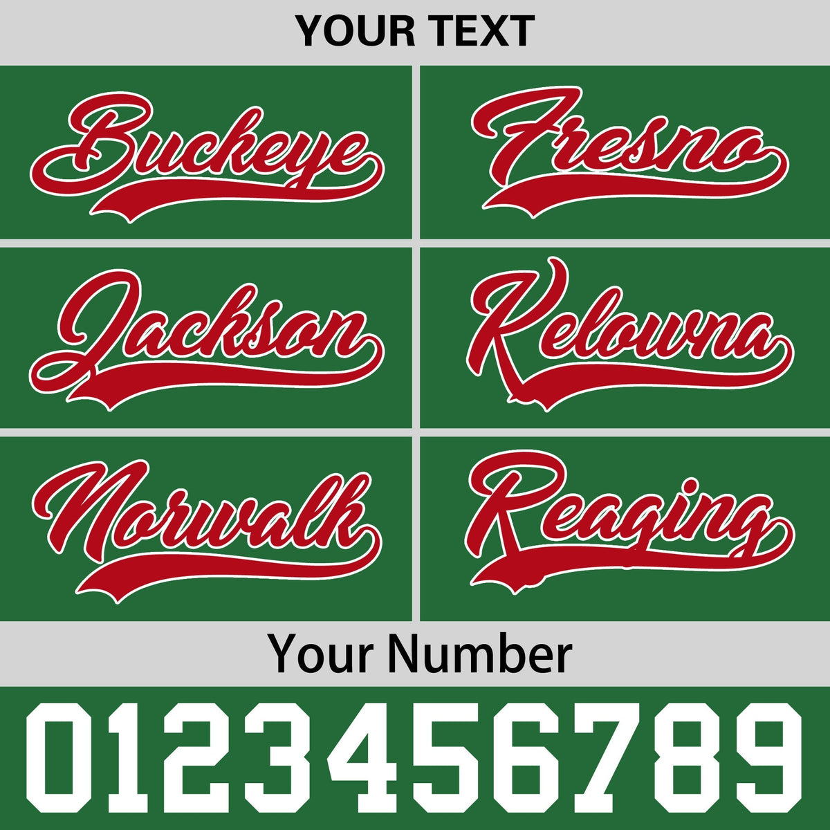 Custom Kelly Green Red 3D Puff Embroidery Flat Embroidery Casual Sport Baseball Cap