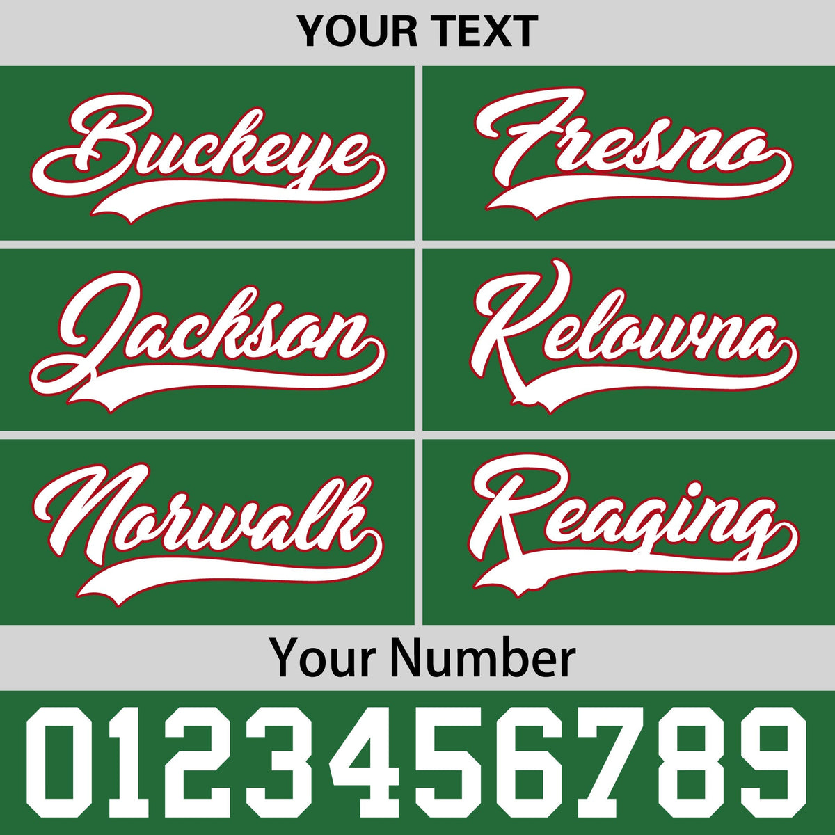 Custom Kelly Green Red 3D Puff Embroidery Flat Embroidery Casual Sport Baseball Cap