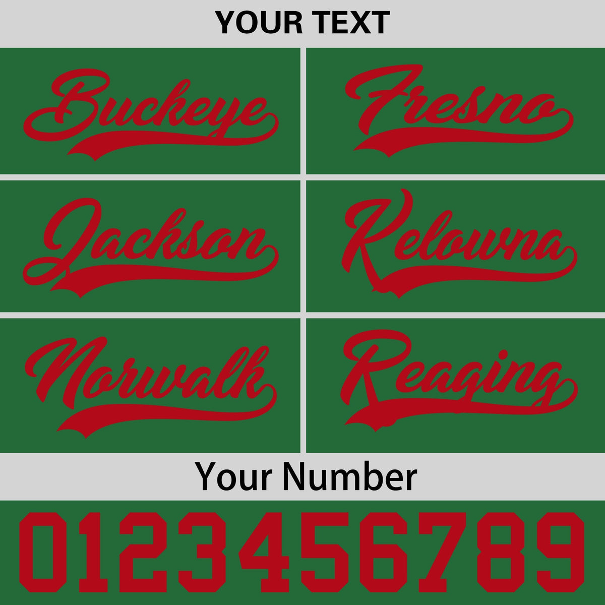 Custom Kelly Green Red 3D Puff Embroidery Flat Embroidery Casual Sport Baseball Cap