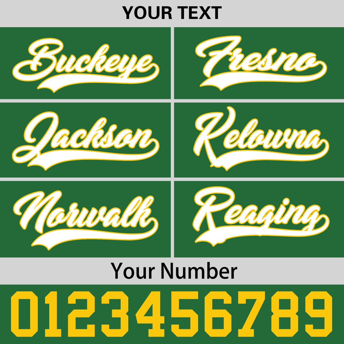 Custom Kelly Green Gold 3D Puff Embroidery Flat Embroidery Casual Sport Baseball Cap