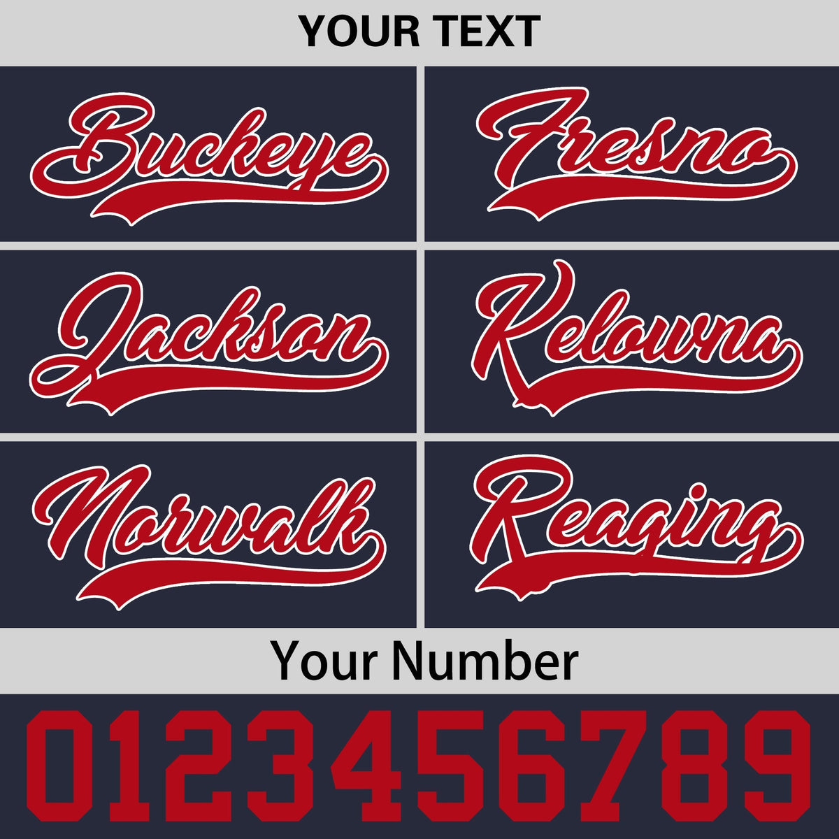 Custom Navy Red 3D Puff Embroidery Flat Embroidery Casual Sport Baseball Cap