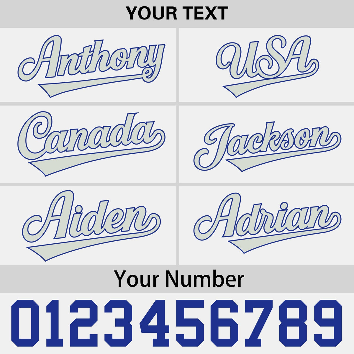 Custom White Royal Blue 145D Puff Embroidery Flat Embroidery Casual Sport Baseball Cap