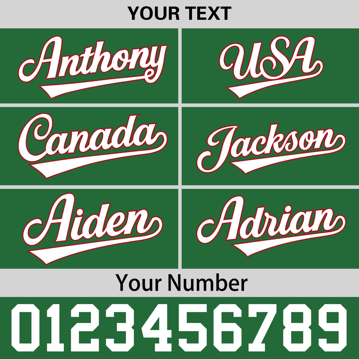 Custom Kelly Green Red 3D Puff Embroidery Flat Embroidery Casual Sport Baseball Cap