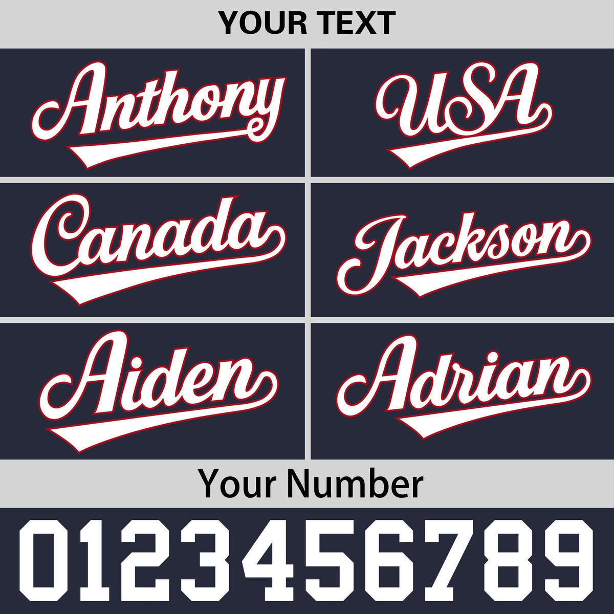 Custom Navy Red 3D Puff Embroidery Flat Embroidery Casual Sport Baseball Cap