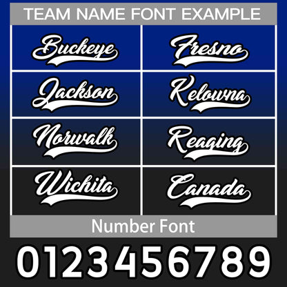 Custom Royal Black Personalized Gradient Fashion Basketball Shorts