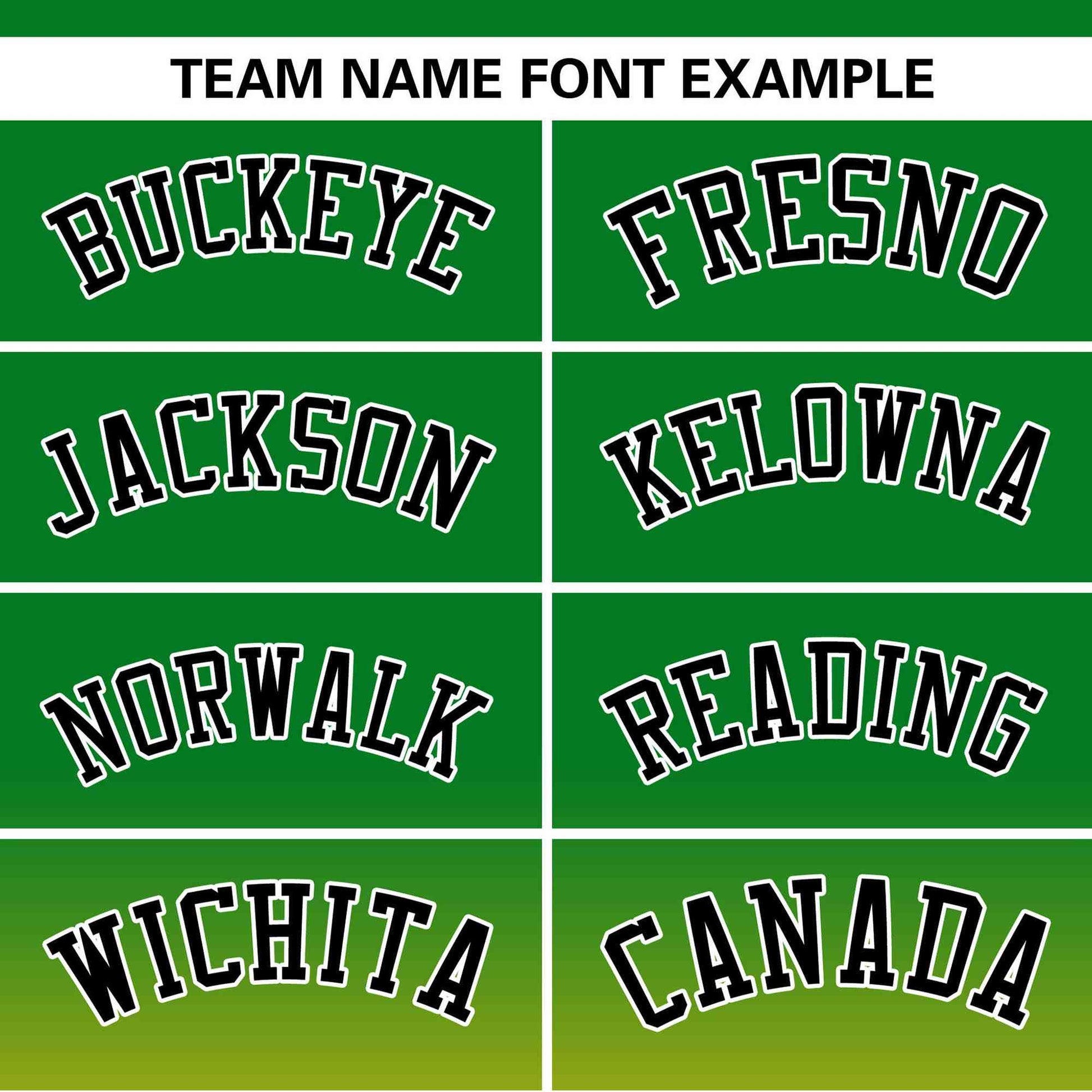 Custom Kelly Green Gold-Black Gradient Fashion Authentic Pullover Pinstripe Baseball Jersey