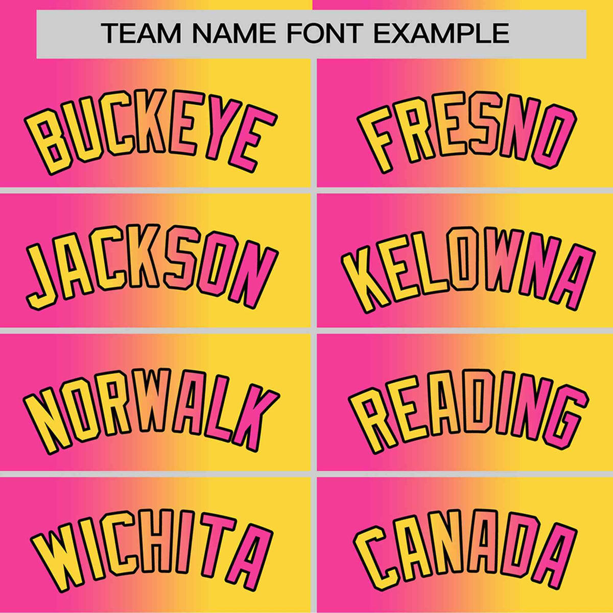 Custom Pink Yellow-Black Gradient Fashion Authentic Baseball Jersey