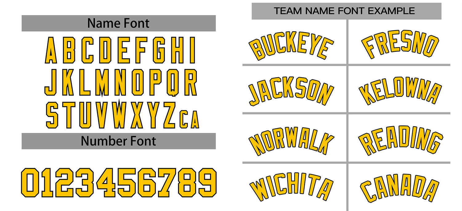 Custom White Yellow-Black Classic Style Authentic Baseball Jersey