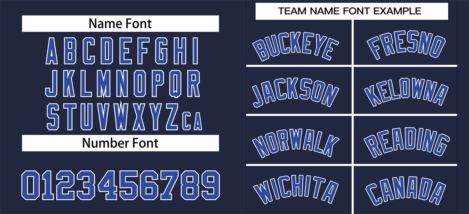 Custom Navy Royal-Gray Classic Style Authentic Baseball Jersey
