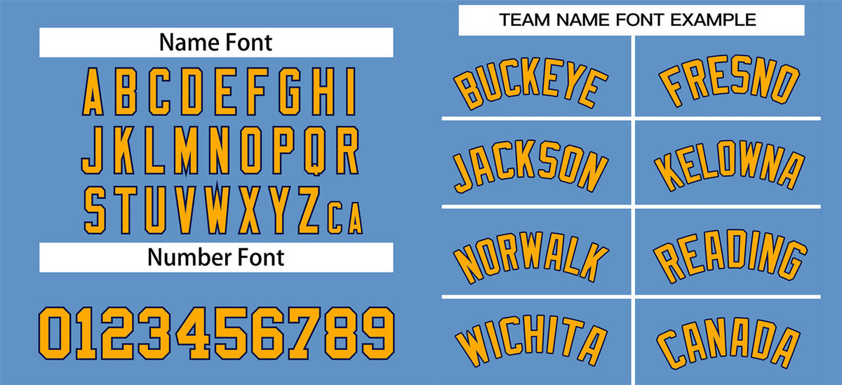 Custom Light Blue Yellow-White Classic Style Authentic Baseball Jersey