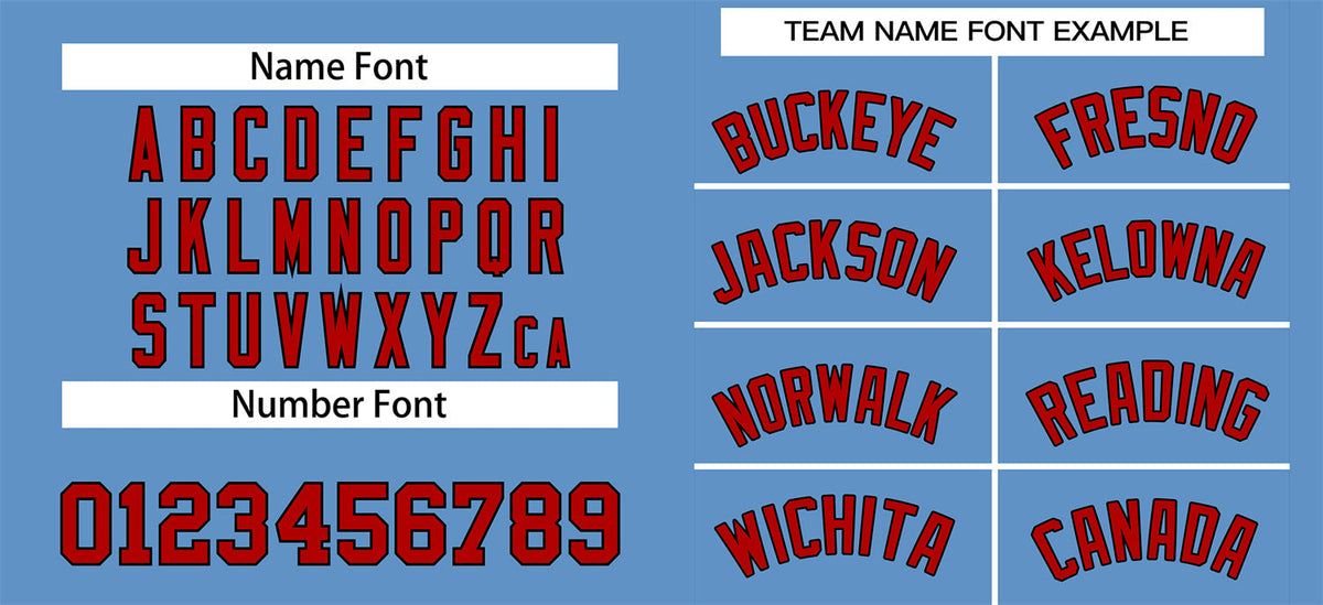 Custom Light Blue Red-Black Classic Style Authentic Baseball Jersey