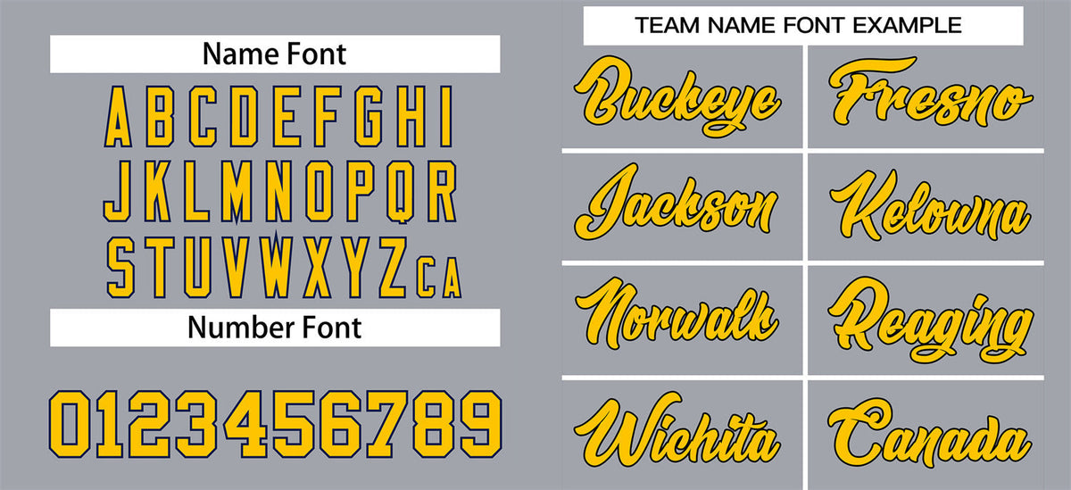 Custom Gray Yellow-White Classic Style Authentic Baseball Jersey