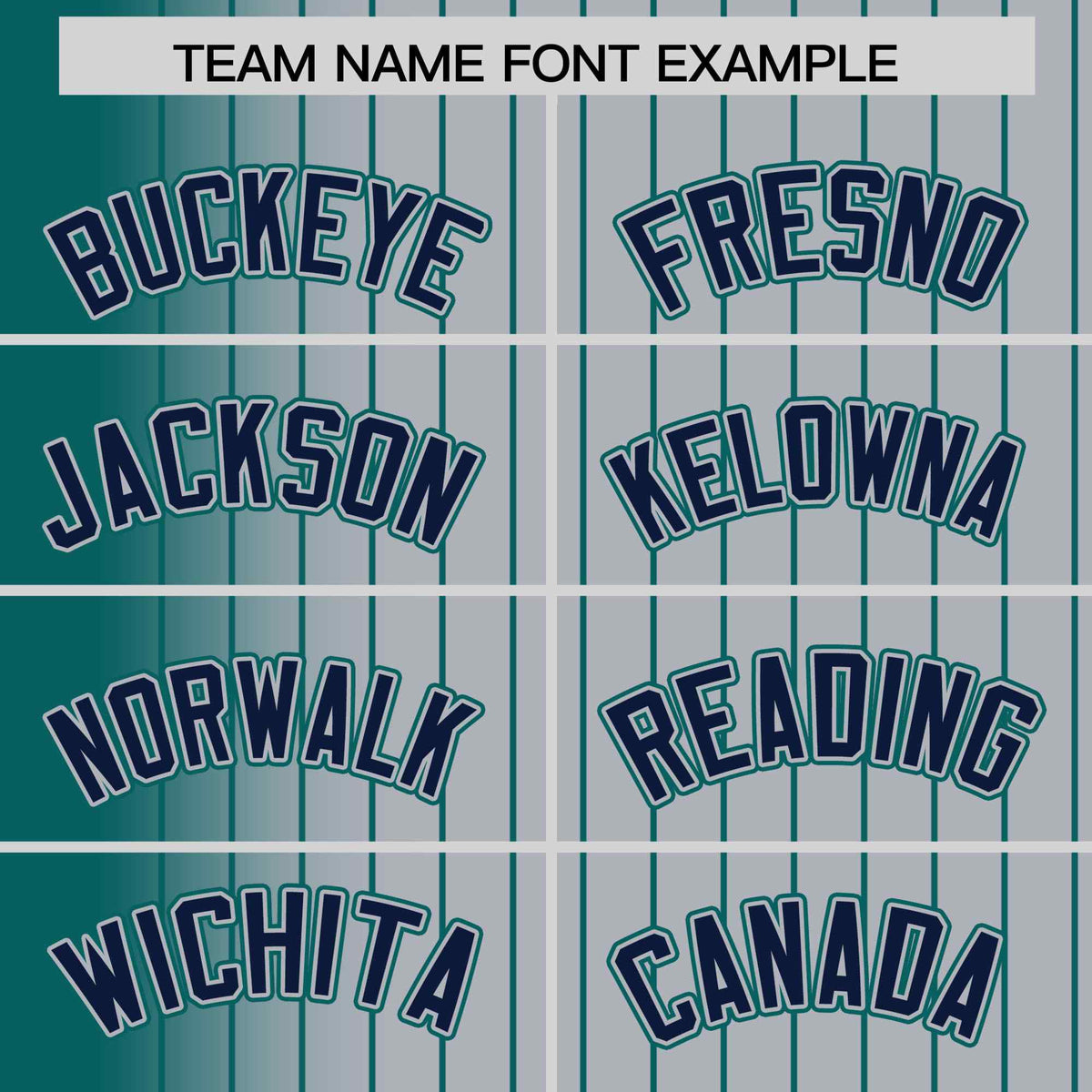 Custom Gray Aqua Gradient Varsity Full-Snap Pinstripe Letterman Baseball Jacket