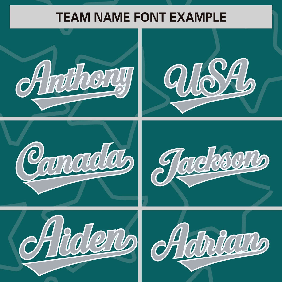 Custom Aqua Gray Varsity Full-Snap Star Pattern Letterman Baseball Jacket