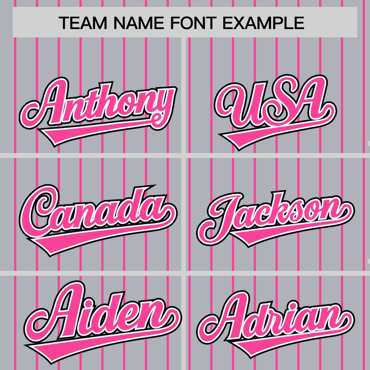 Custom Gray Pink Raglan Sleeves Varsity Full-Snap Pinstripe Letterman Baseball Jacket