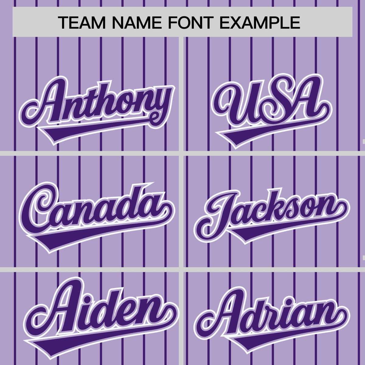 Custom Light Purple Purple Raglan Sleeves Varsity Full-Snap Pinstripe Letterman Baseball Jacket