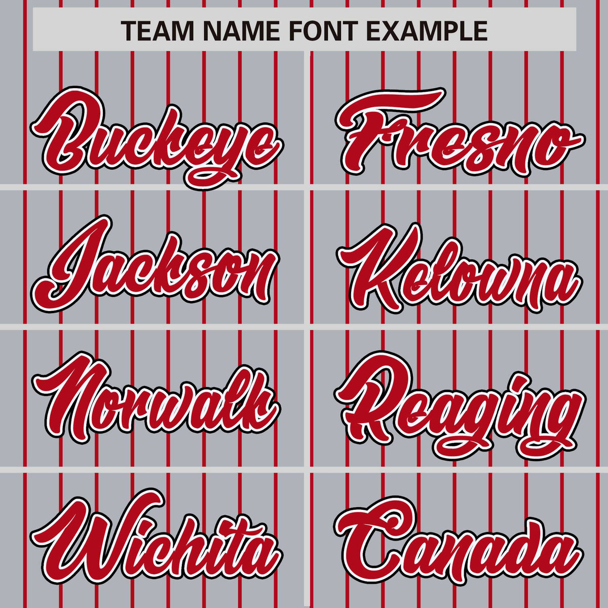 Custom Gray Red Raglan Sleeves Varsity Full-Snap Pinstripe Letterman Baseball Jacket