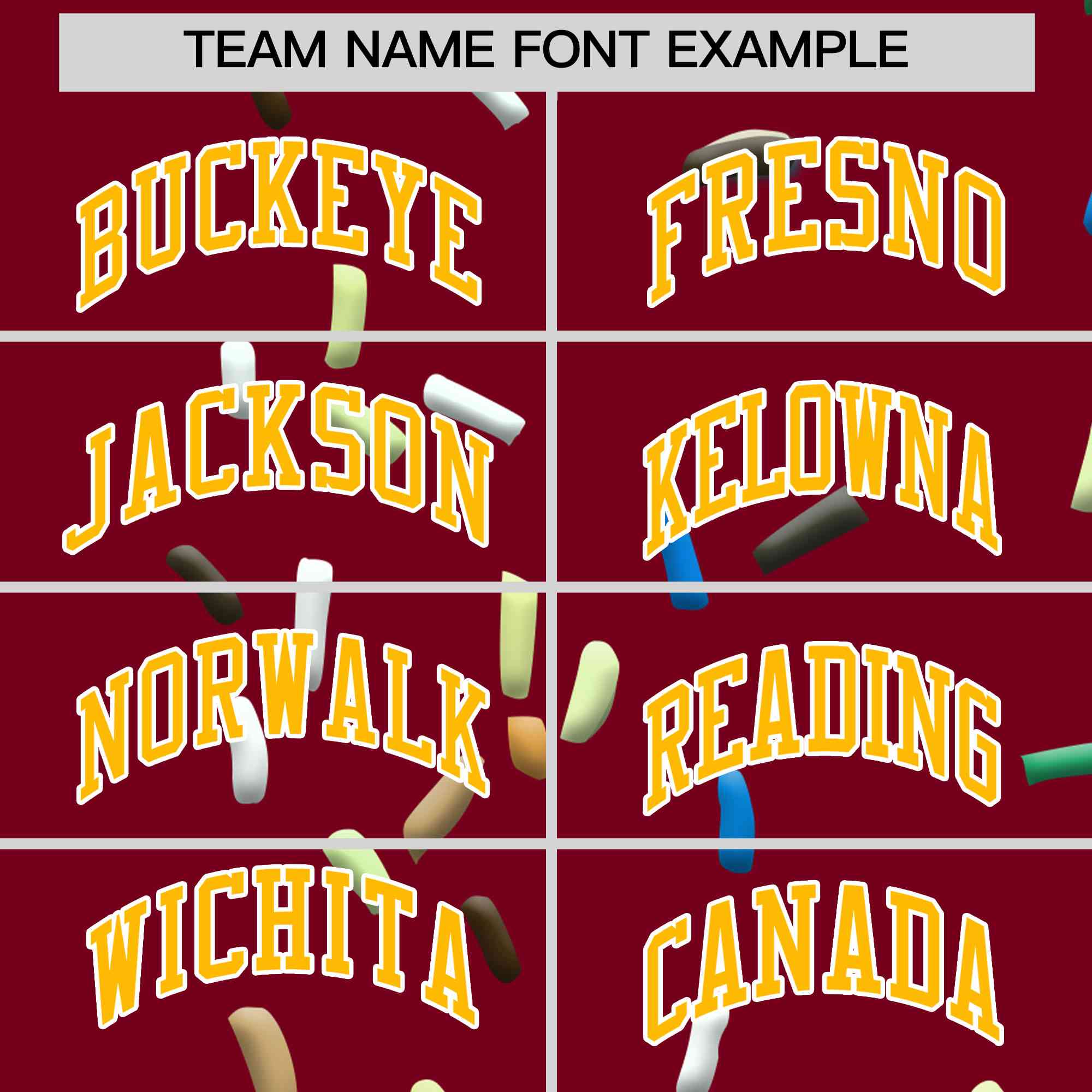 Custom Crimson Ice Cream Cone Graffiti Pattern Full-Snap Varsity Letterman Jackets