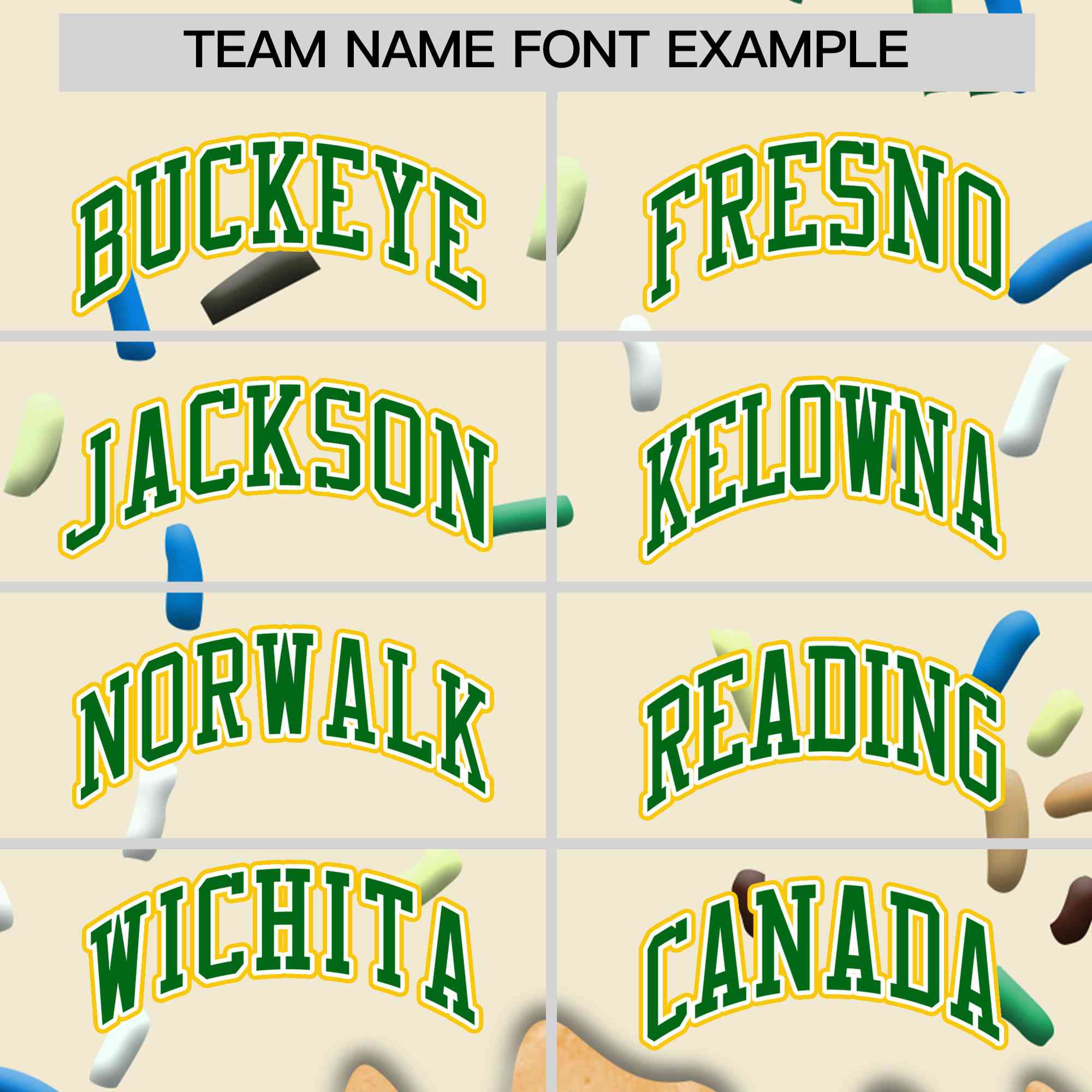 Custom Cream Ice Cream Cone Graffiti Pattern Full-Snap Varsity Letterman Jackets