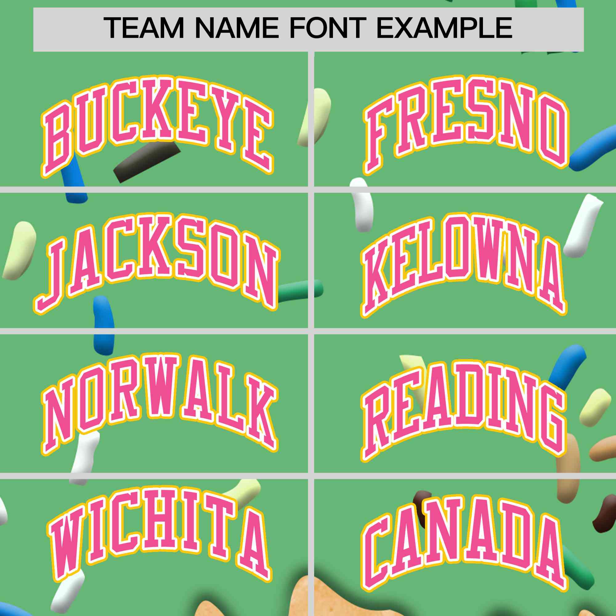 Custom Neon Green Ice Cream Cone Graffiti Pattern Full-Snap Varsity Letterman Jackets