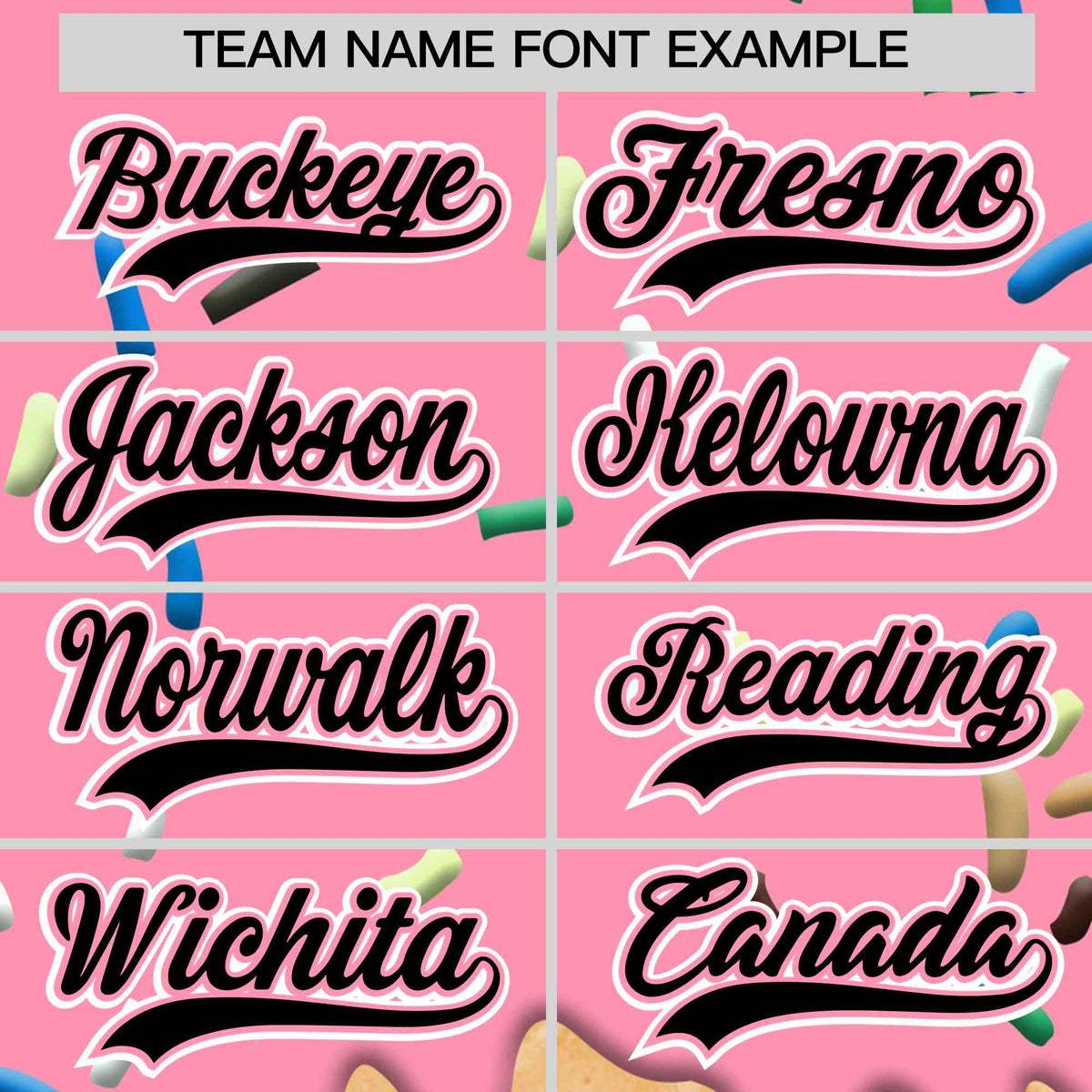 Custom Light Pink Ice Cream Cone Graffiti Pattern Full-Snap Varsity Letterman Jackets