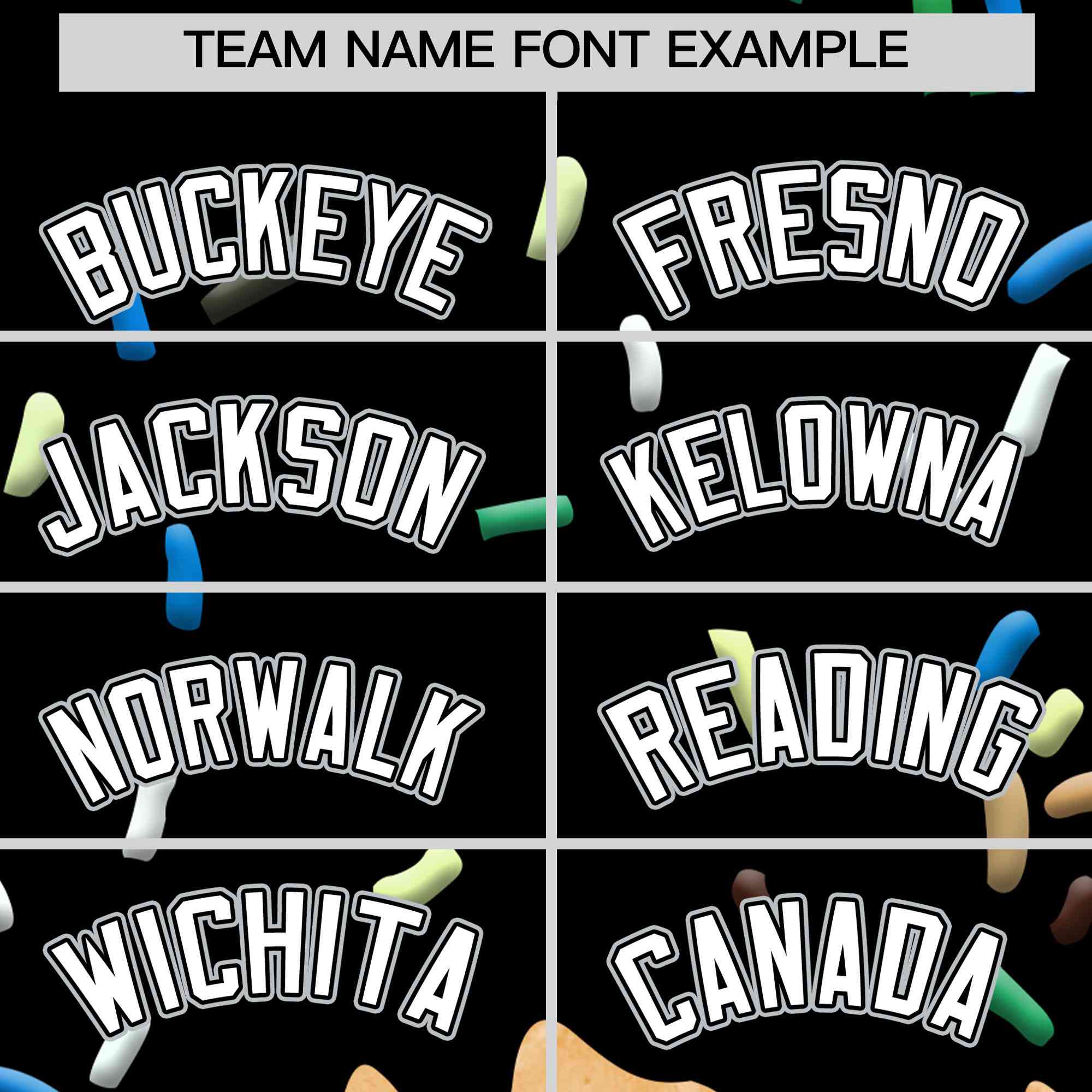 Custom Black Ice Cream Cone Graffiti Pattern Full-Snap Varsity Letterman Jackets