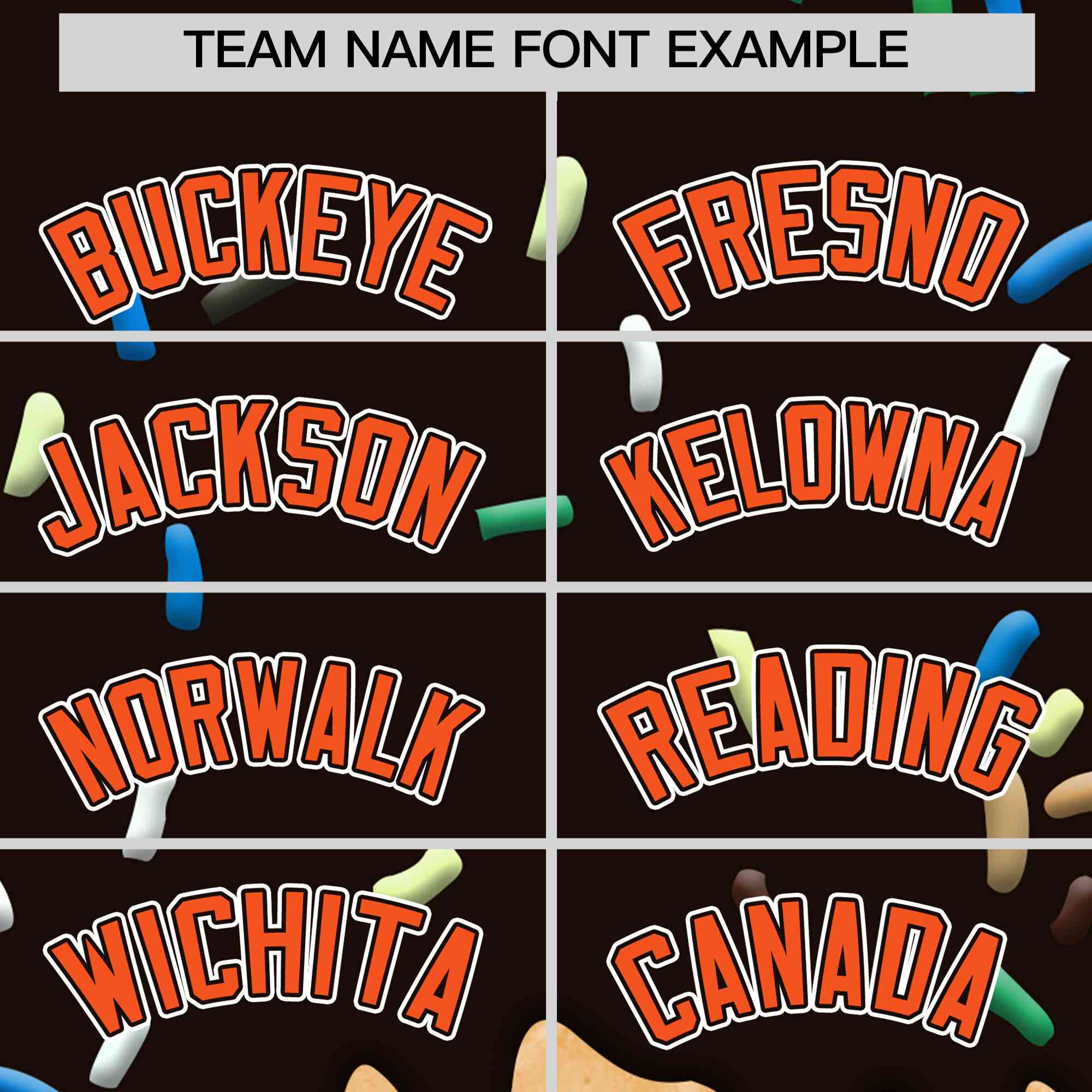 Custom Brown Ice Cream Cone Graffiti Pattern Full-Snap Varsity Letterman Jackets