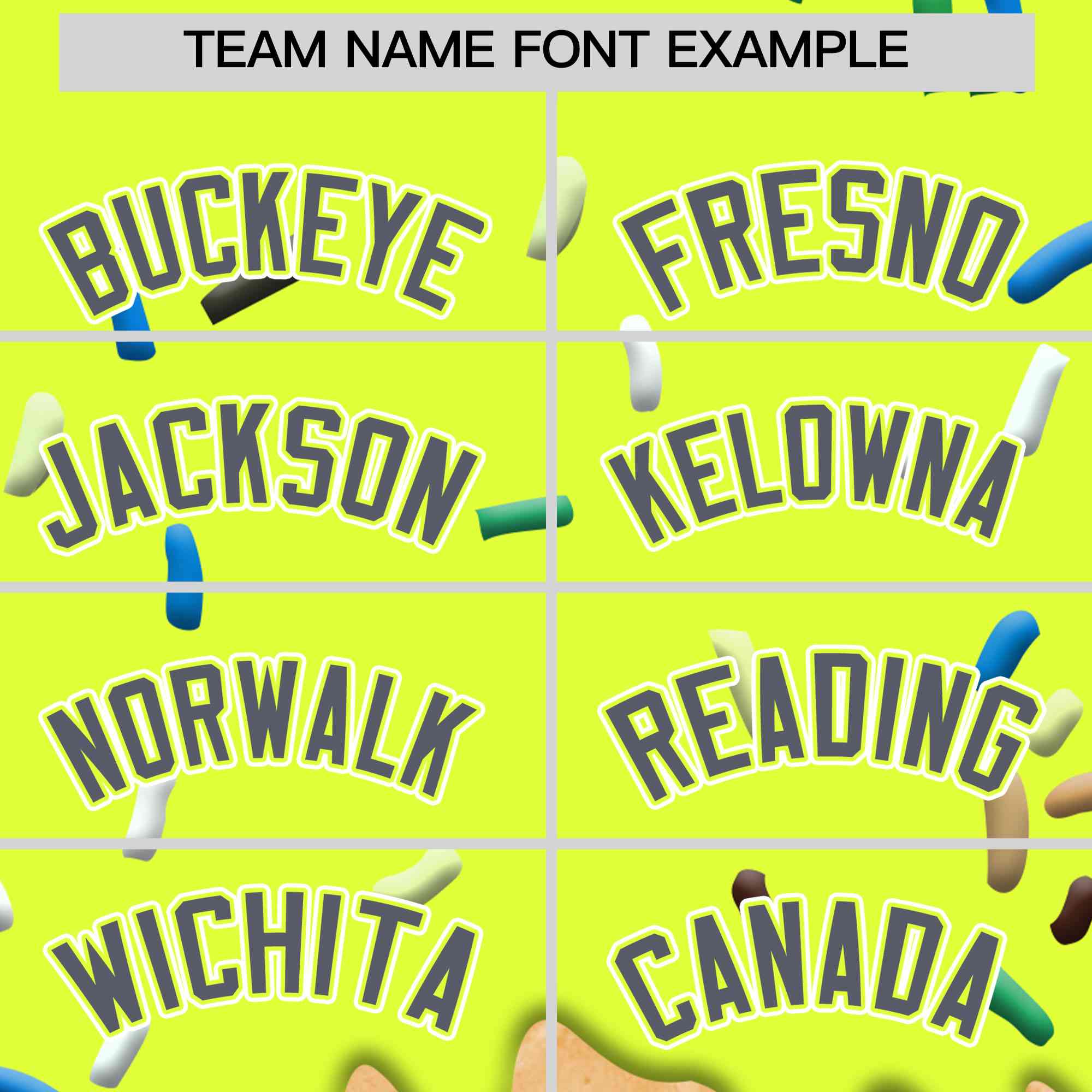 Custom Fluorescent Green Ice Cream Cone Graffiti Pattern Full-Snap Varsity Letterman Jackets