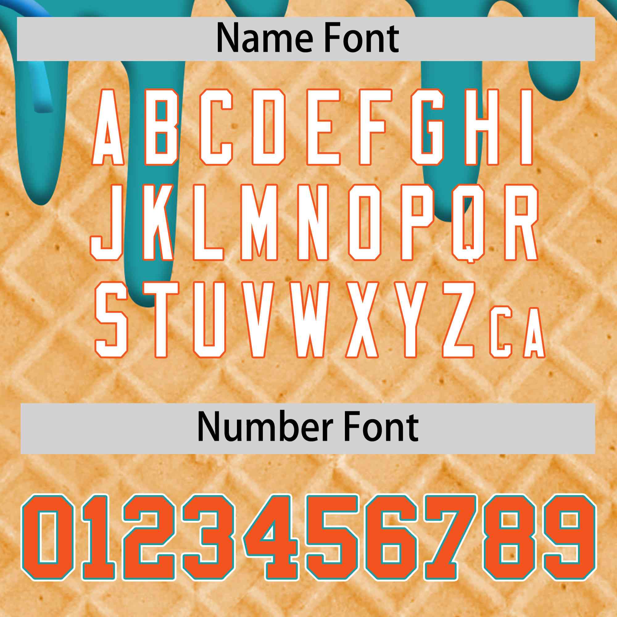 Custom Aqua Ice Cream Cone Graffiti Pattern Full-Snap Varsity Letterman Jackets| KXKSHOP