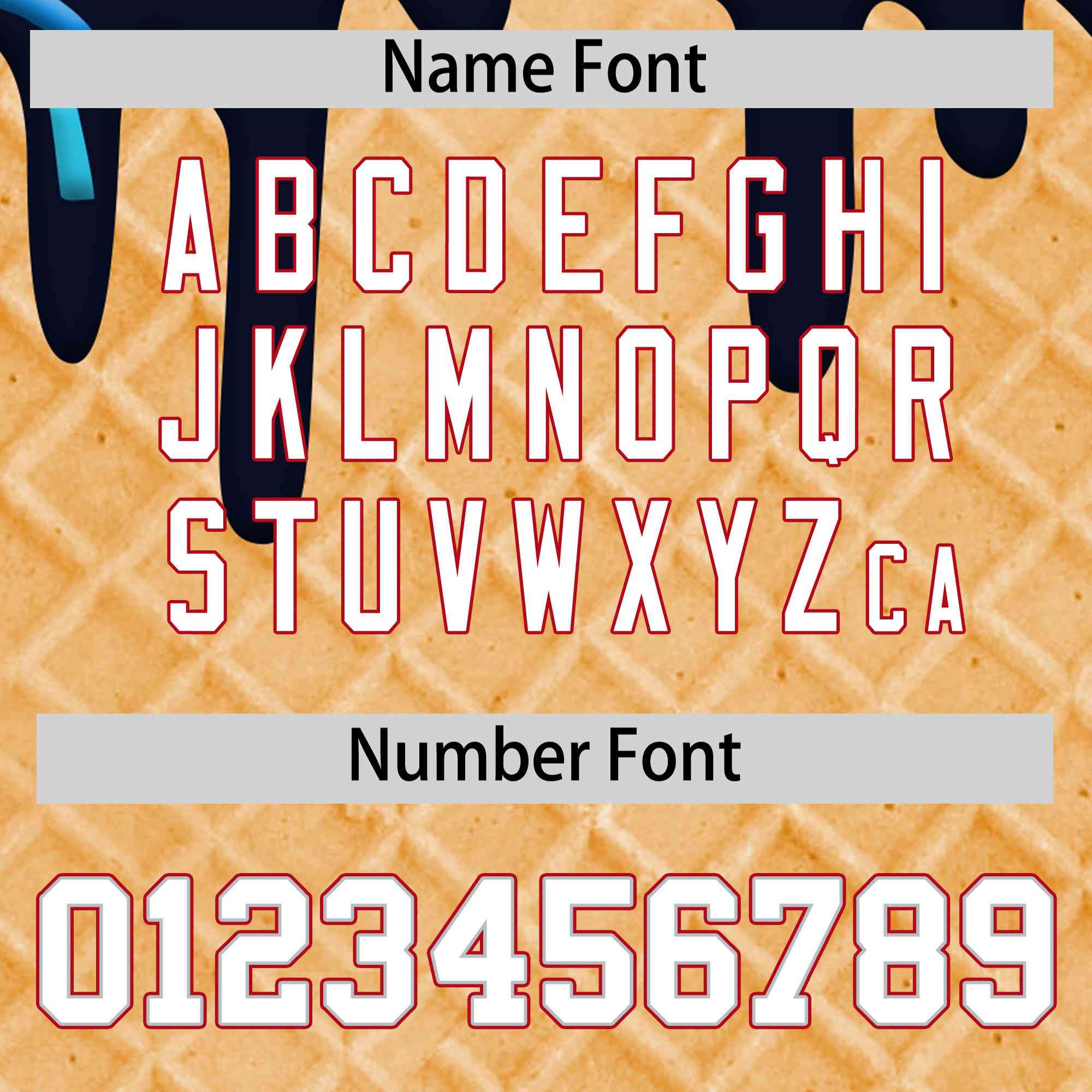 Custom Navy Ice Cream Cone Graffiti Pattern Full-Snap Varsity Letterman Jackets| KXKSHOP