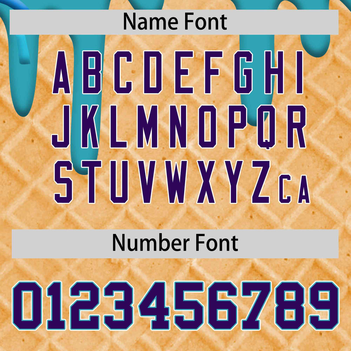 Custom Sky Blue Ice Cream Cone Graffiti Pattern Full-Snap Varsity Letterman Jackets| KXKSHOP