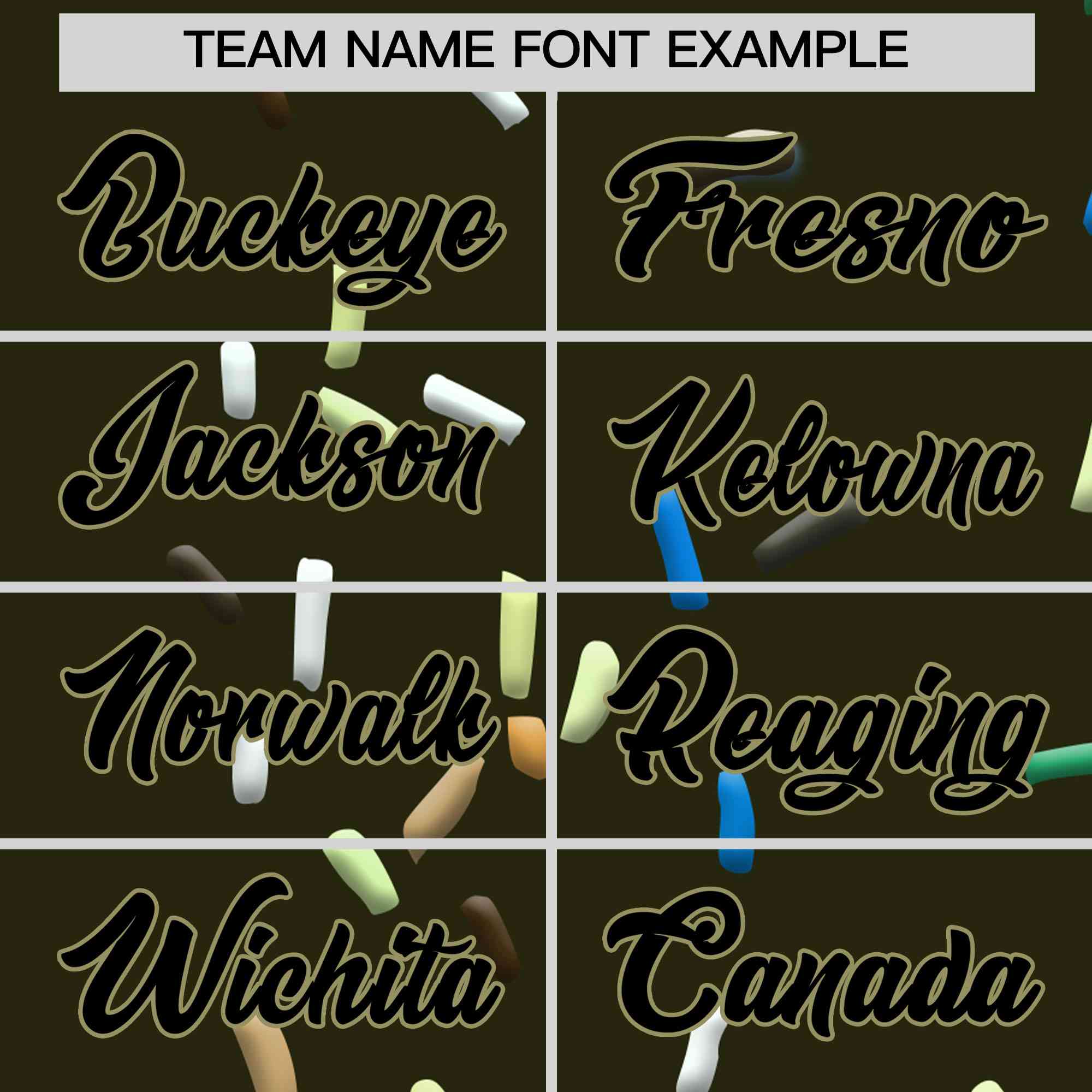 Custom Olive Ice Cream Cone Graffiti Pattern Full-Snap Varsity Letterman Jackets