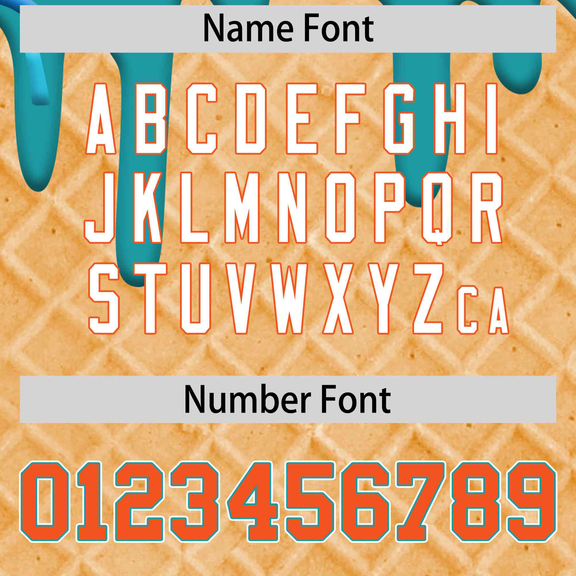 Custom Aqua Ice Cream Cone Graffiti Pattern Full-Snap Varsity Letterman Jackets