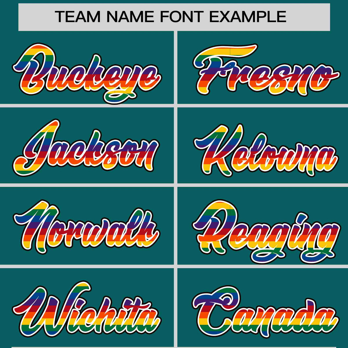 Custom Aqua LGBT Rainbow For Pride Month Classic Style Letterman Baseball Jacket