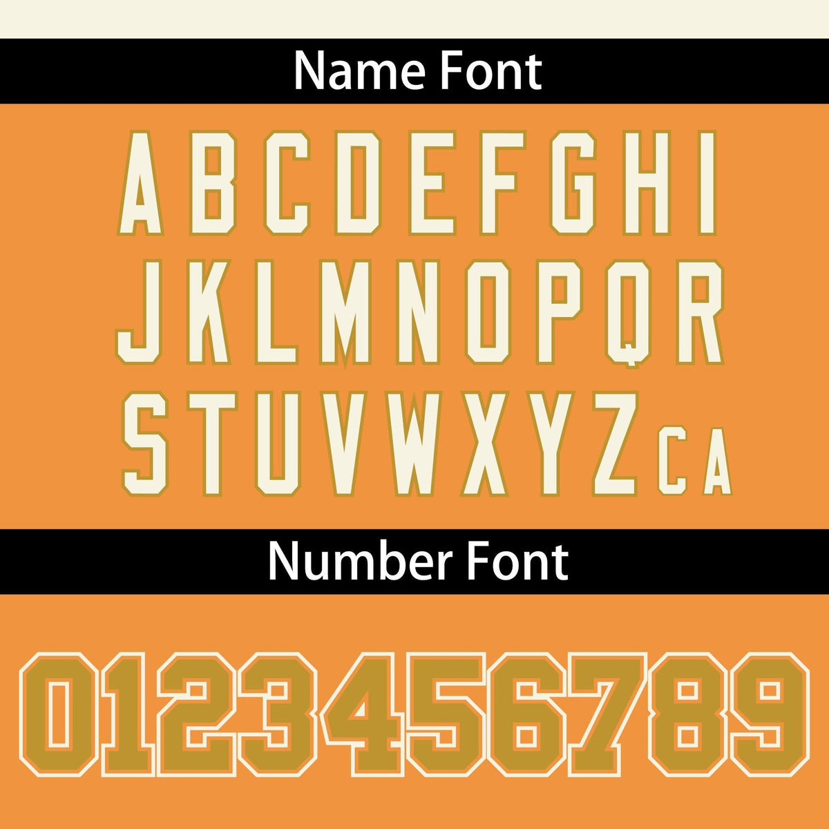 Custom Cream Orange Varsity Full-Snap Color Block Letterman Jacket