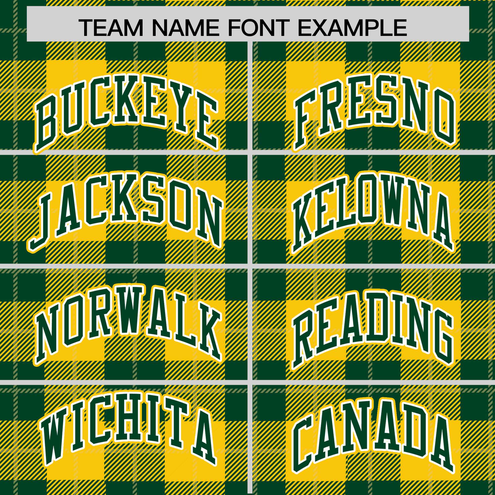 Custom Green Gold Varsity Full-Snap Plaid Pattern Letterman Baseball Jacket