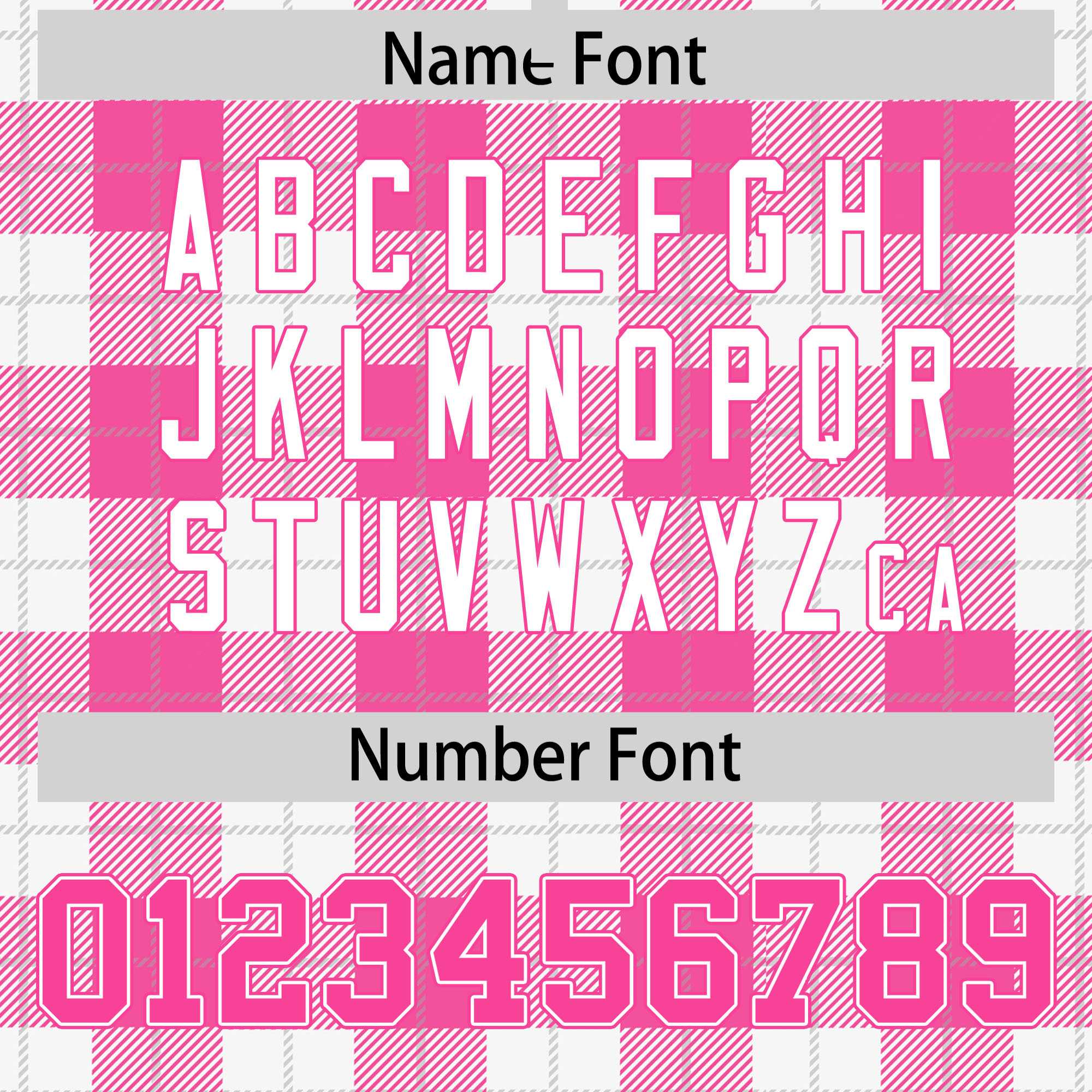 Custom Pink White Varsity Full-Snap Plaid Pattern Letterman Baseball Jacket