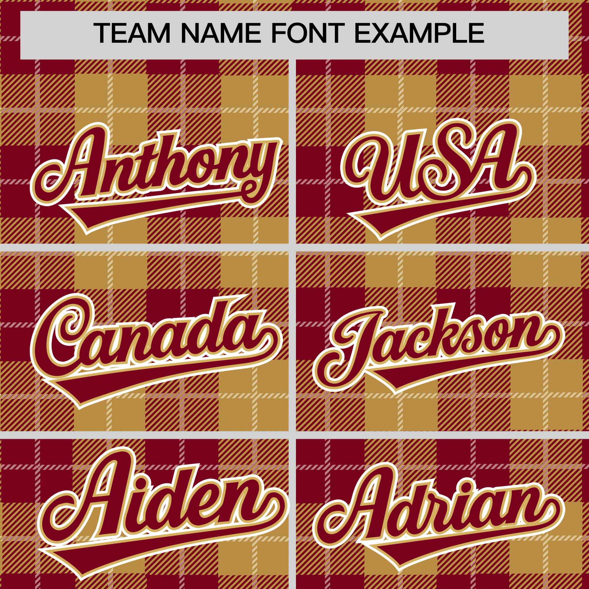 Custom Khaki Red Varsity Full-Snap Plaid Pattern Letterman Baseball Jacket