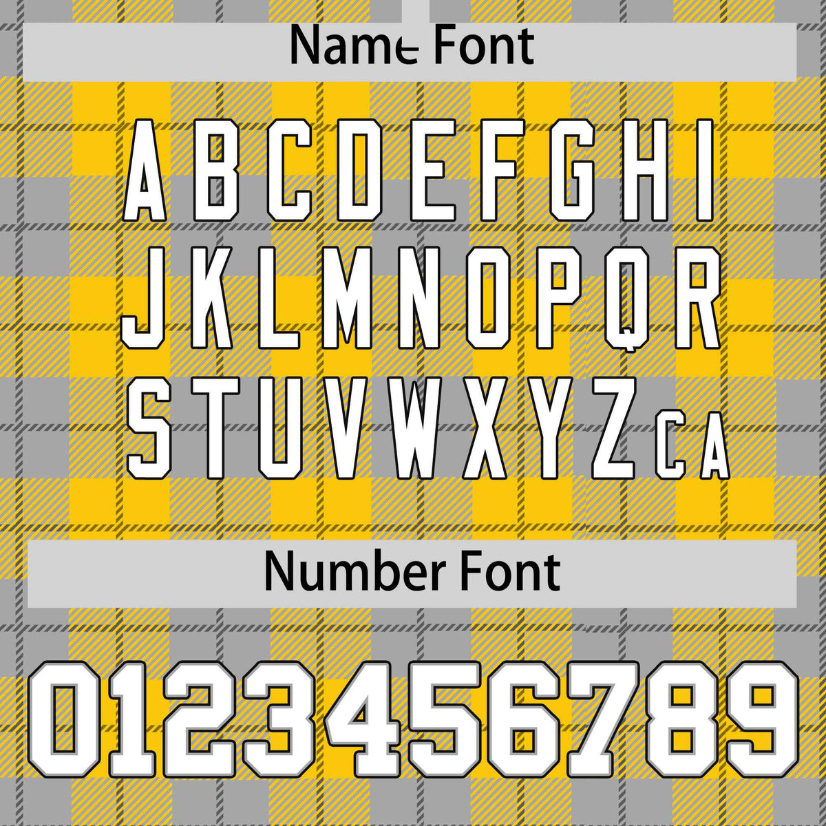 Custom Gold Gray Varsity Full-Snap Plaid Pattern Letterman Baseball Jacket