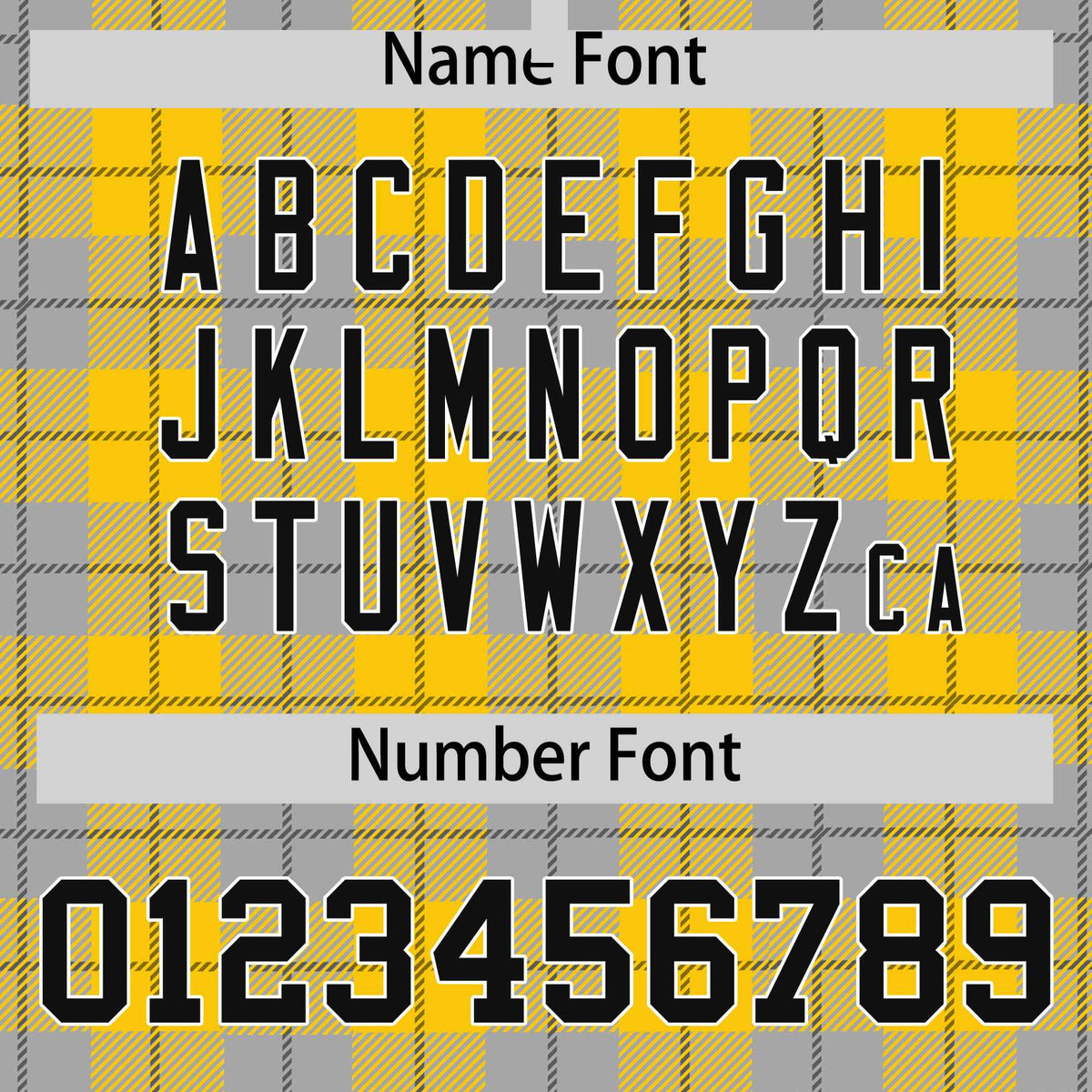 Custom Gold Gray Varsity Full-Snap Plaid Pattern Letterman Baseball Jacket