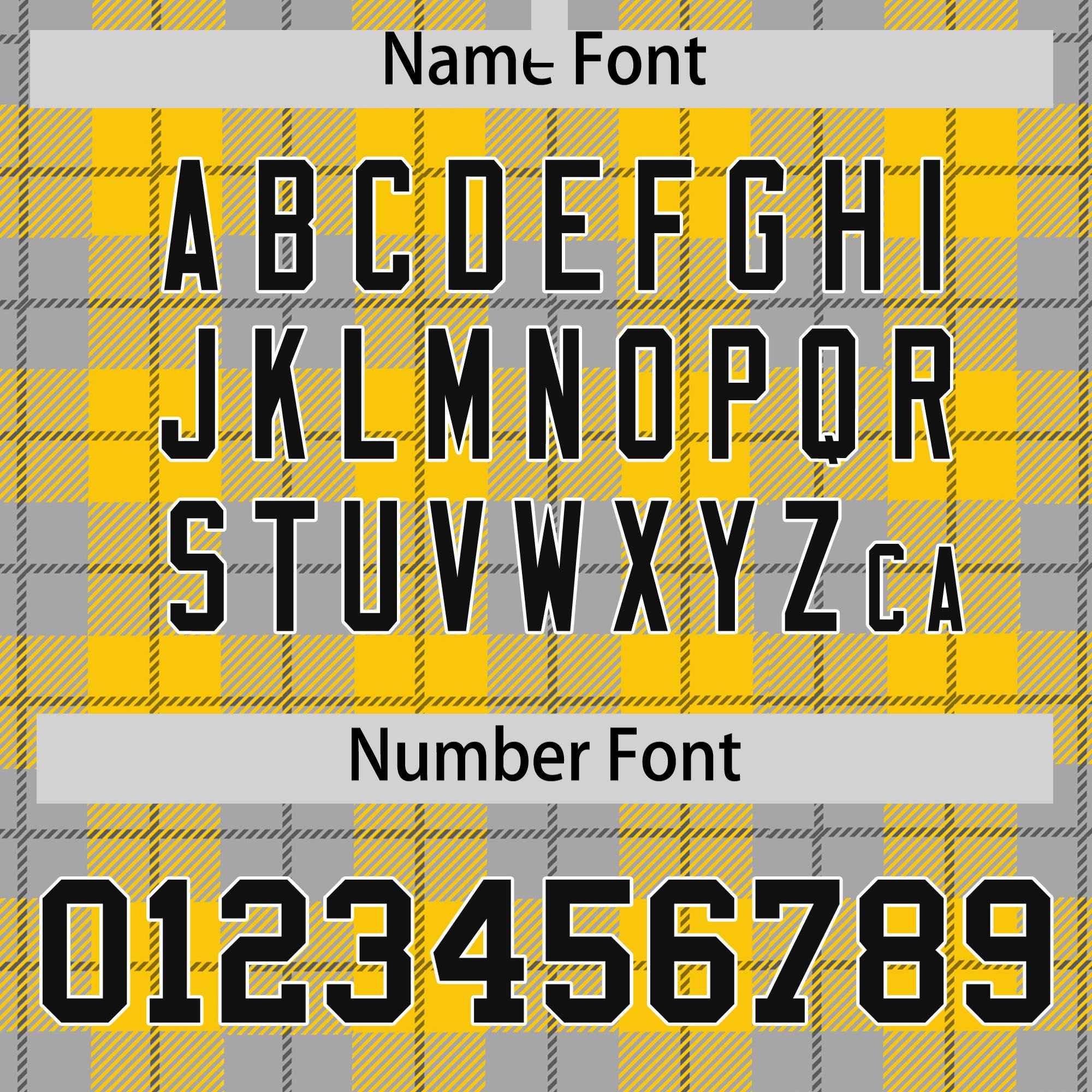 Custom Gold Gray Varsity Full-Snap Plaid Pattern Letterman Baseball Jacket