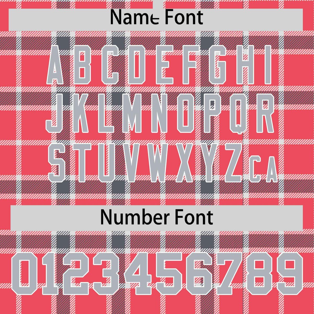 Custom Red Varsity Full-Snap Plaid Pattern Letterman Baseball Jacket