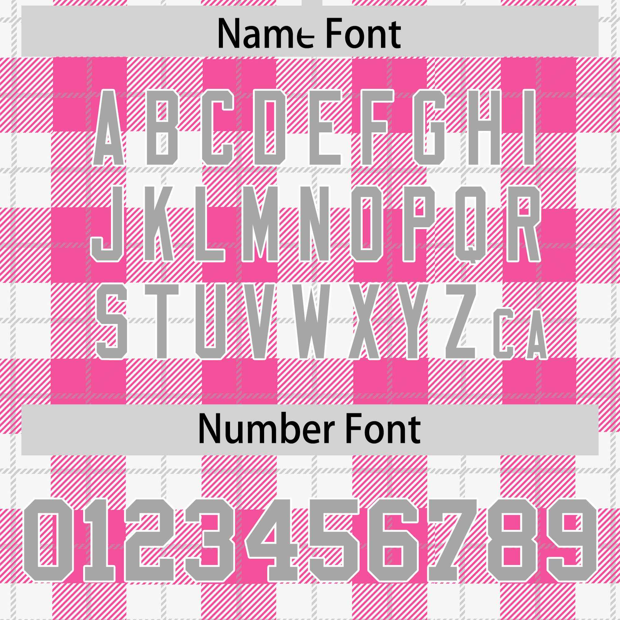 Custom Pink White Varsity Full-Snap Plaid Pattern Letterman Baseball Jacket