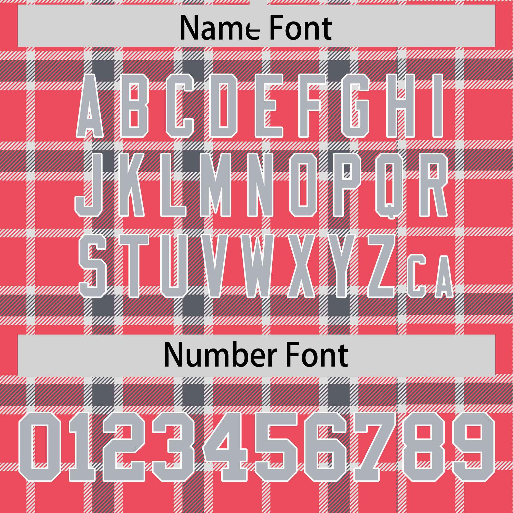 Custom Red Varsity Full-Snap Plaid Pattern Letterman Baseball Jacket