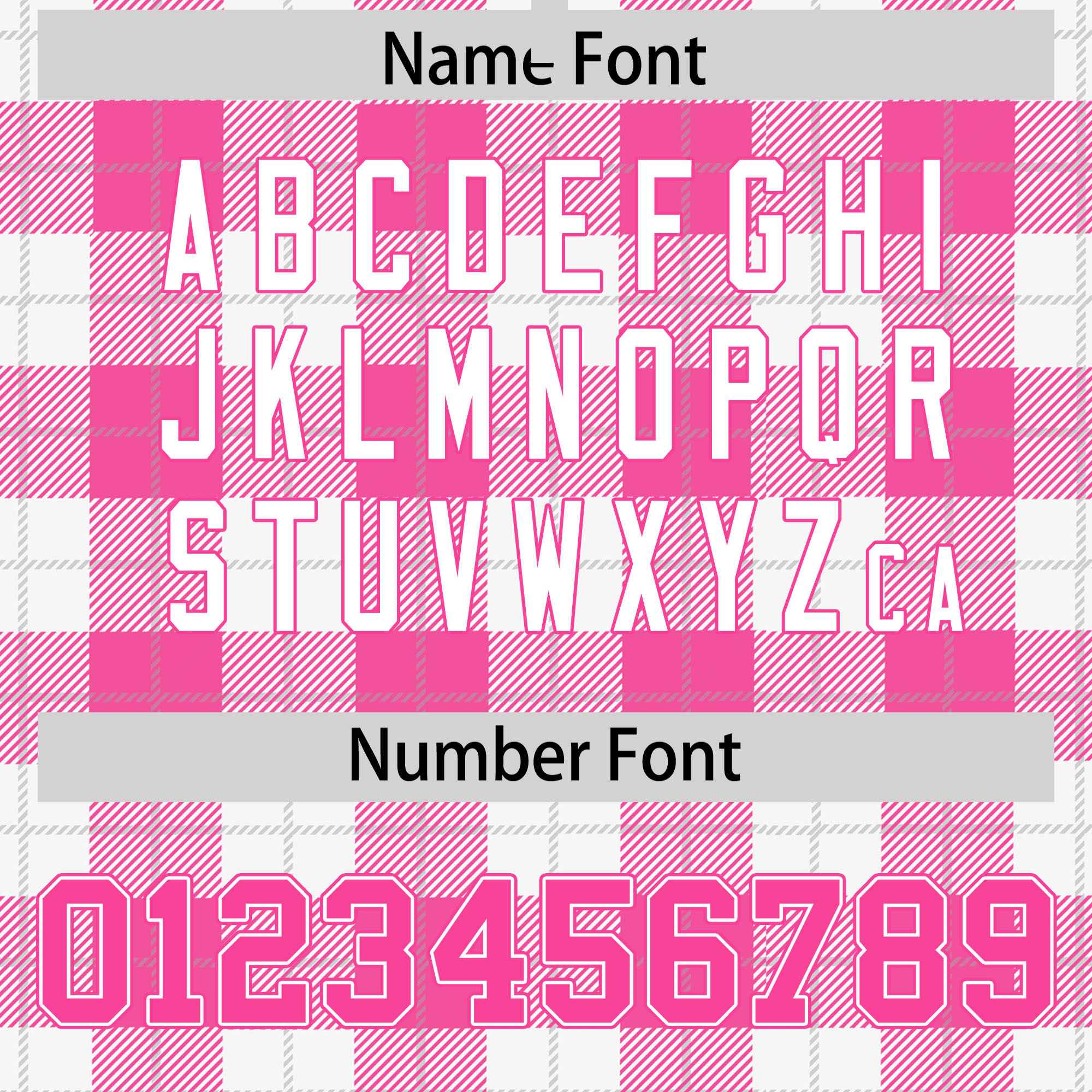 Custom Pink White Varsity Full-Snap Plaid Pattern Letterman Baseball Jacket