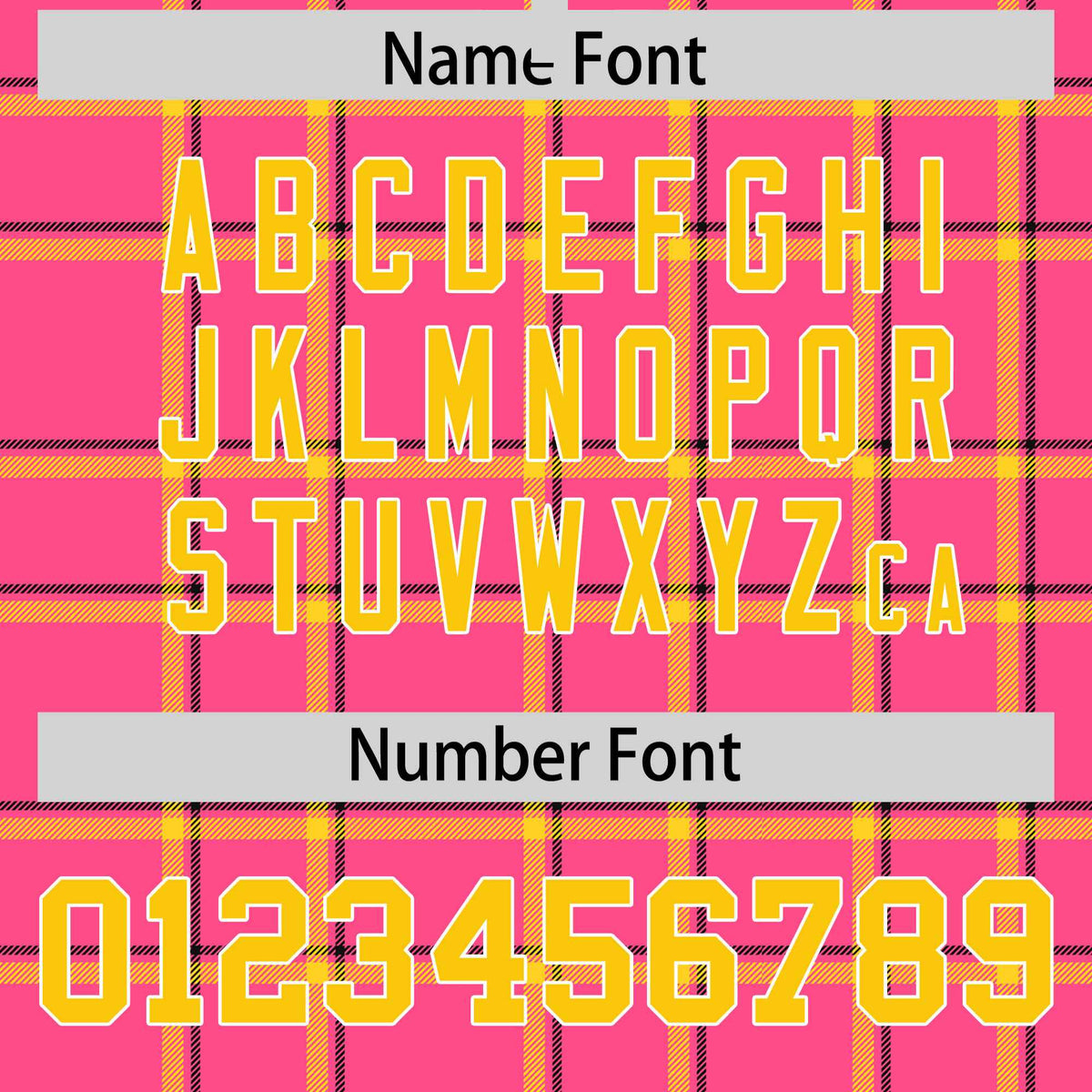 Custom Pink Varsity Full-Snap Plaid Pattern Letterman Baseball Jacket