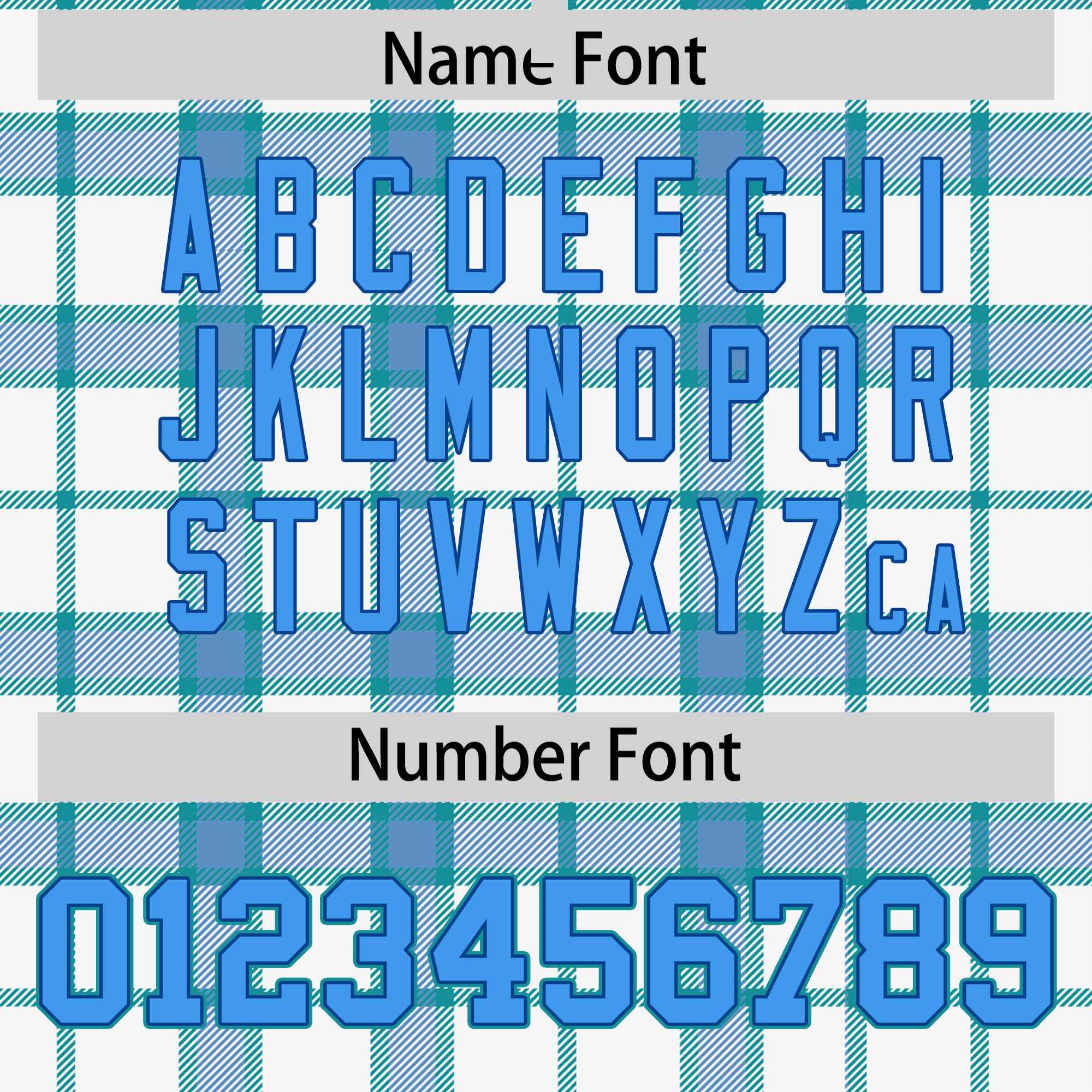 Custom White Aqua Varsity Full-Snap Plaid Pattern Letterman Baseball Jacket