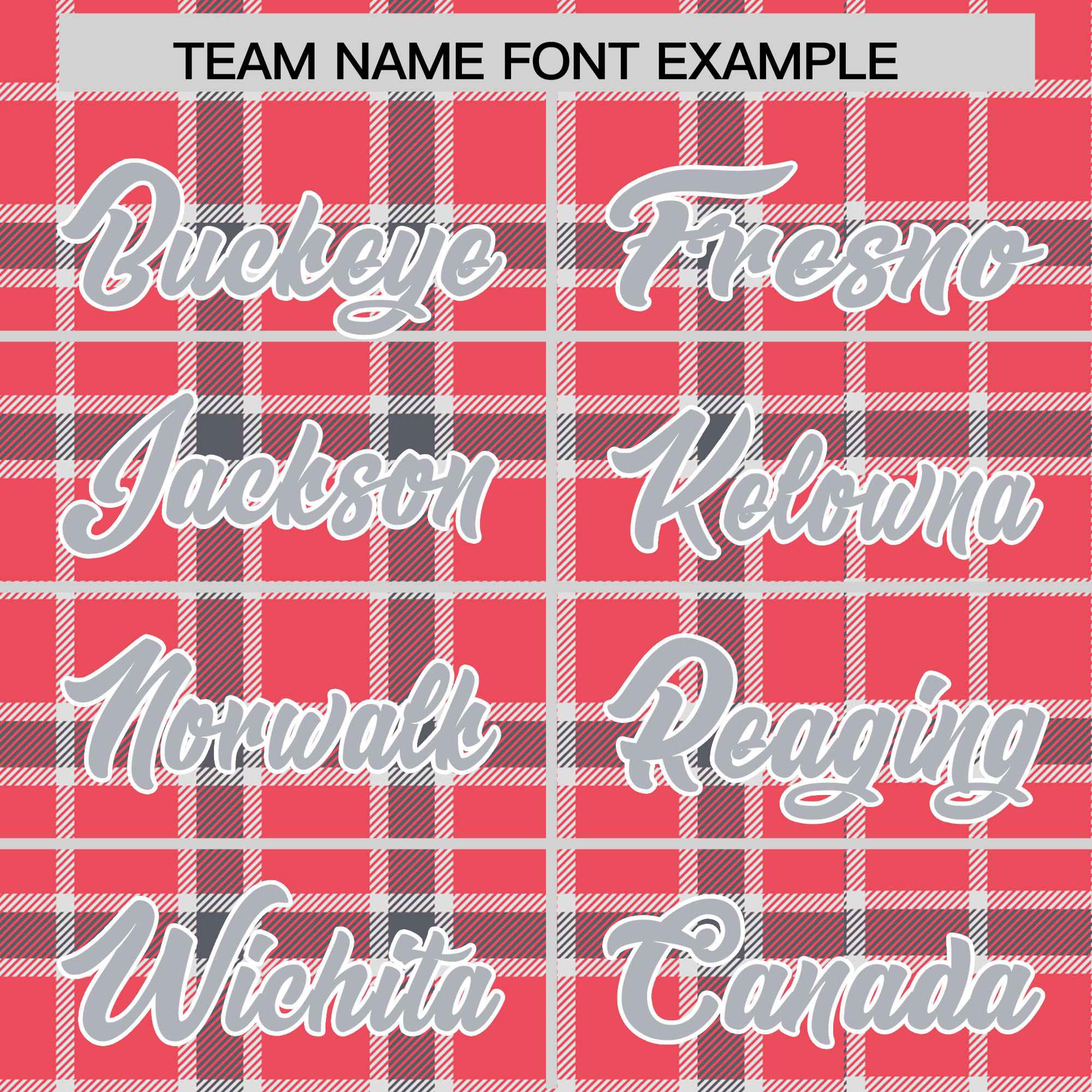 Custom Red Varsity Full-Snap Plaid Pattern Letterman Baseball Jacket