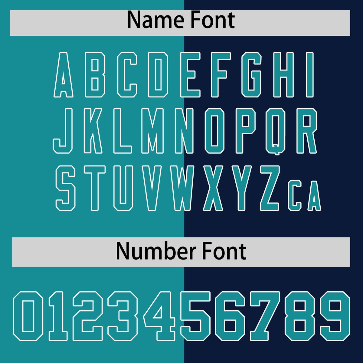 Custom Aqua Navy Split Varsity Full-Zip Two Tone Letterman Bomber Jacket